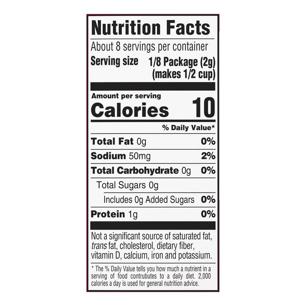 Jello Sugar Free Raspberry Low Calorie Gelatin DessertNutritionFacts