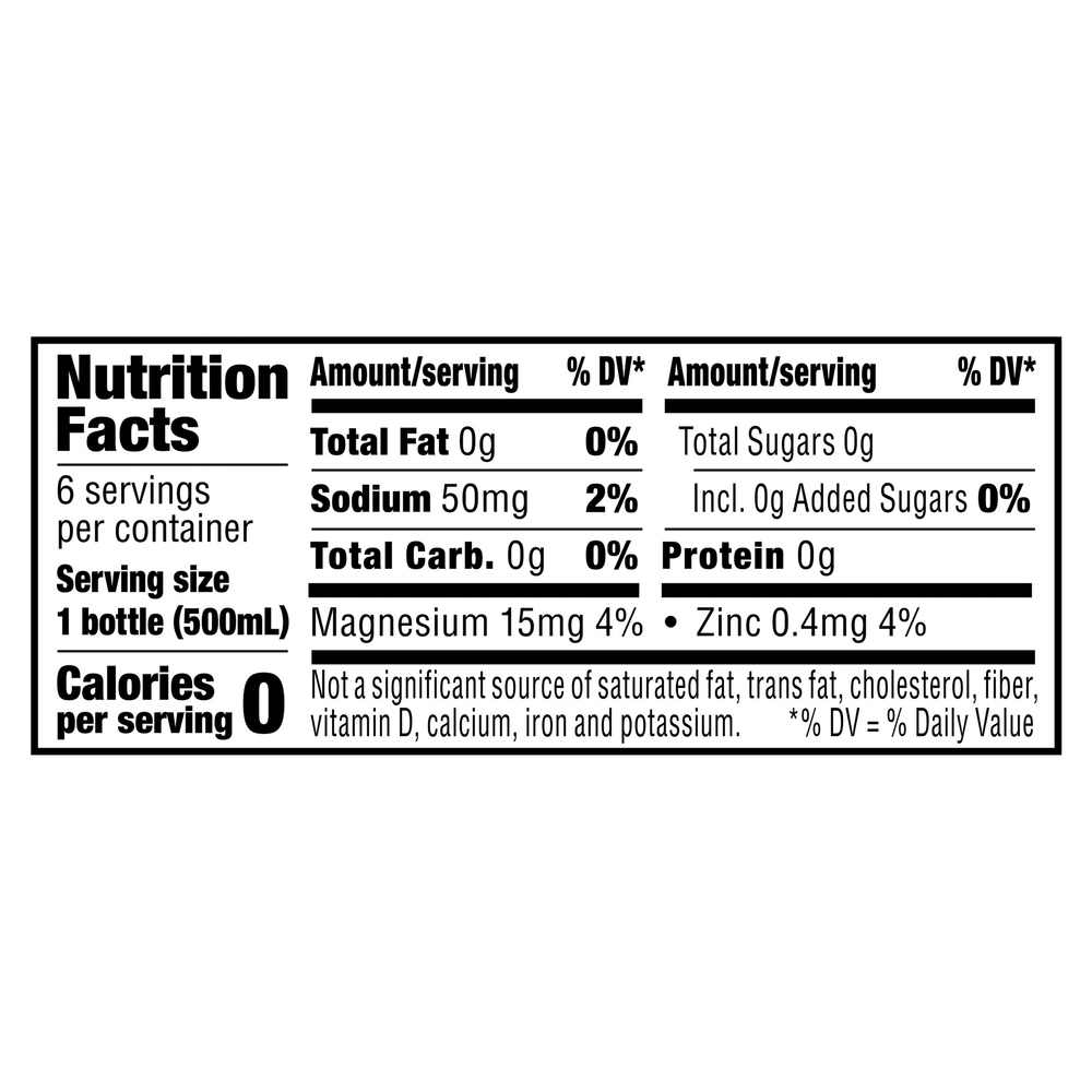 Splash Refresher Flavored Water Beverage, LemonNutritionFacts