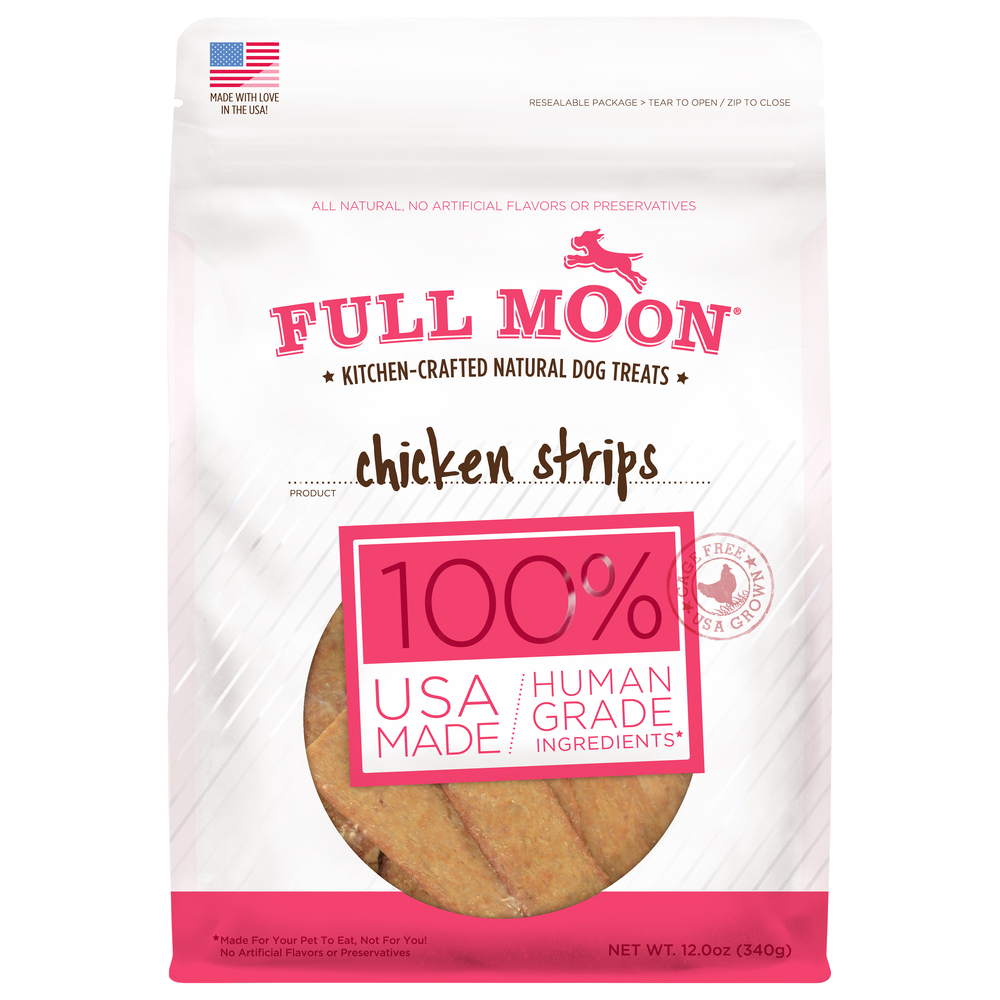 Full Moon Dog Treats Chicken Strips