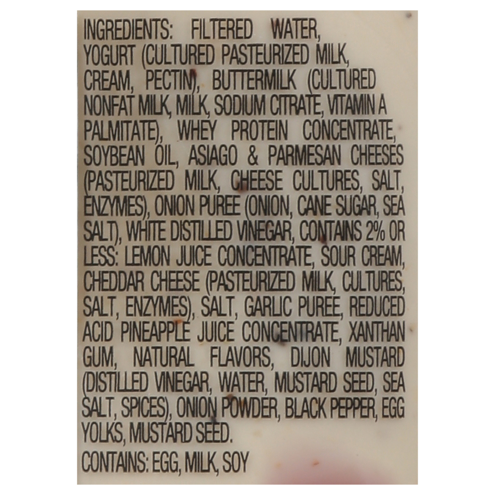Bolthouse Farms Yogurt Dressing & Dip, Creamy CaesarIngredients