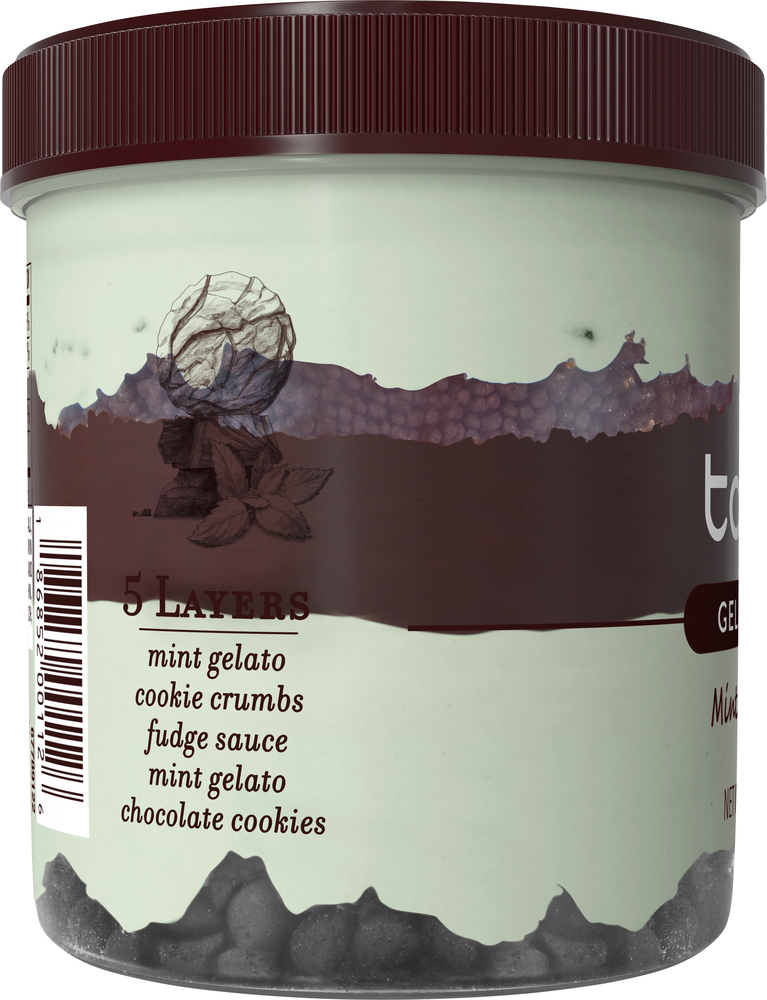 Talenti Gelato Layers, Mint Fudge CookiePlanogramLeft