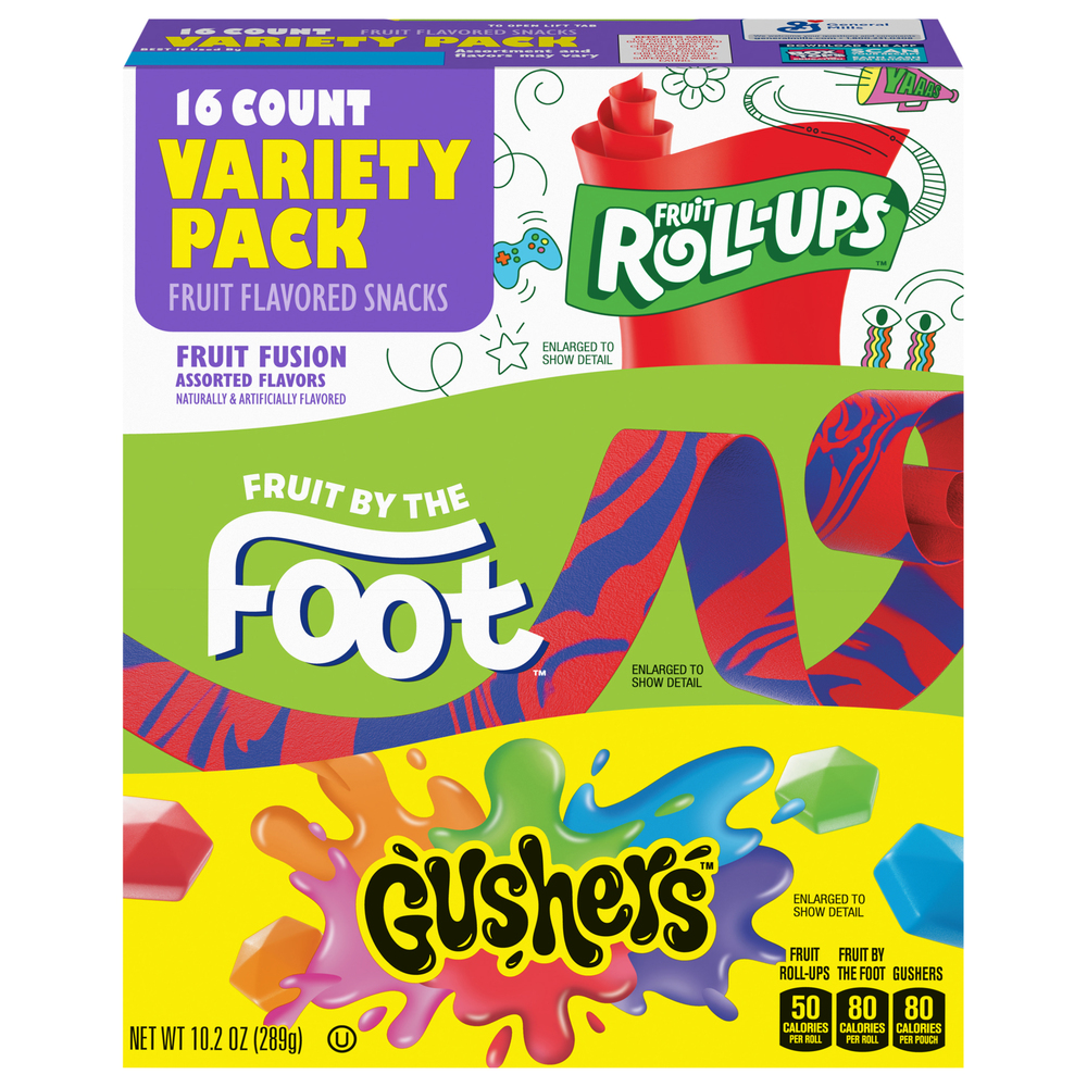 General Mills Fruit Fusion Assorted Flavors Fruit Flavored