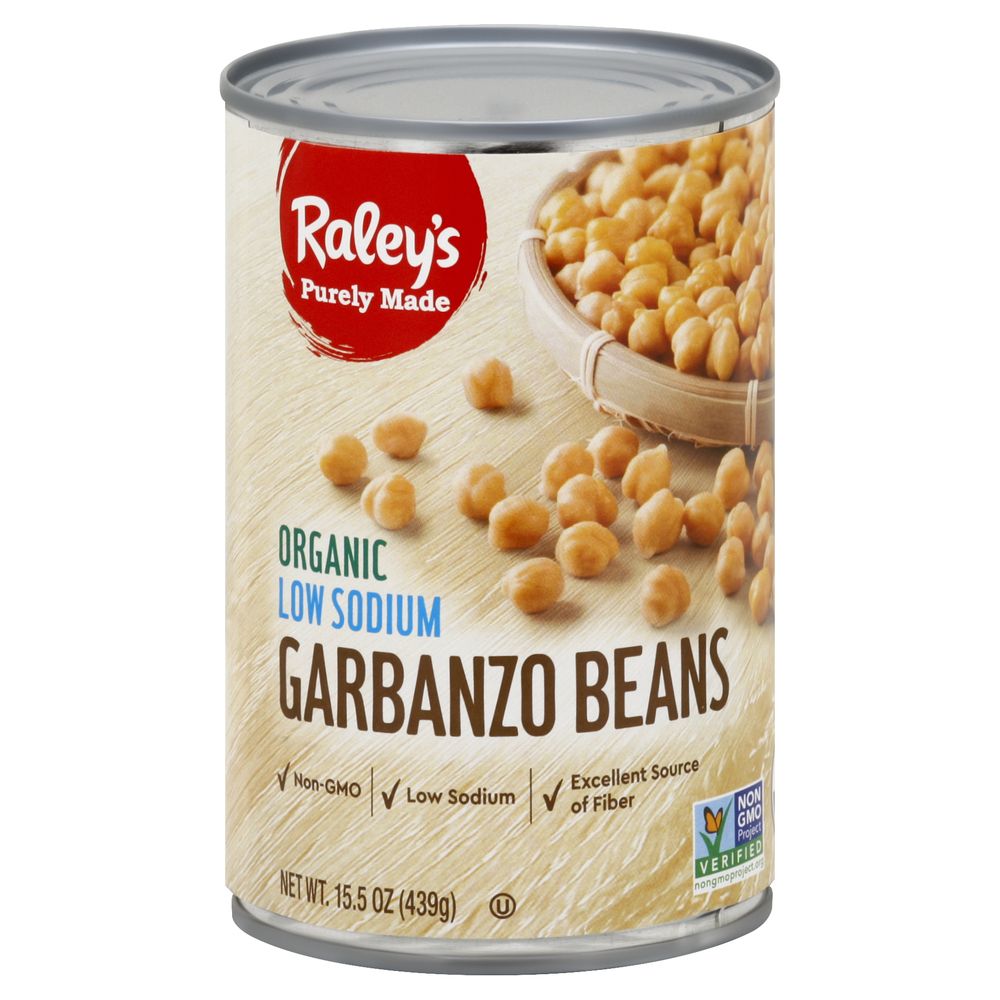 Raley's Purely Made Organic Low Sodium Garbanzo BeansMain