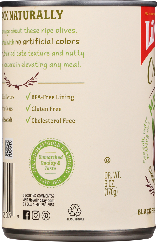 Great Value Large Pitted Black Olives, 6 Oz