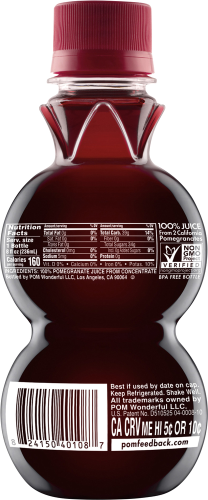 Pom top juice nutrition
