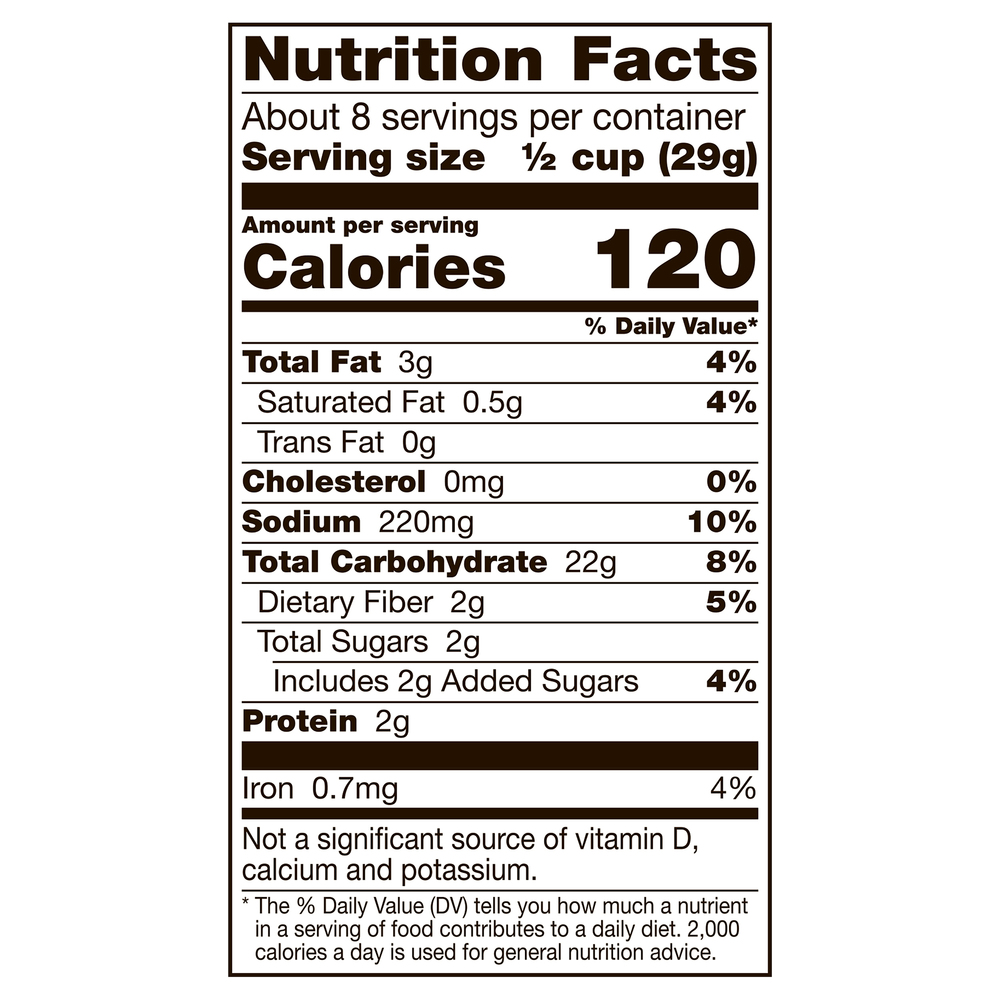 Chex Mix Snack Mix, Bold, Party Blend, SavoryNutritionFacts