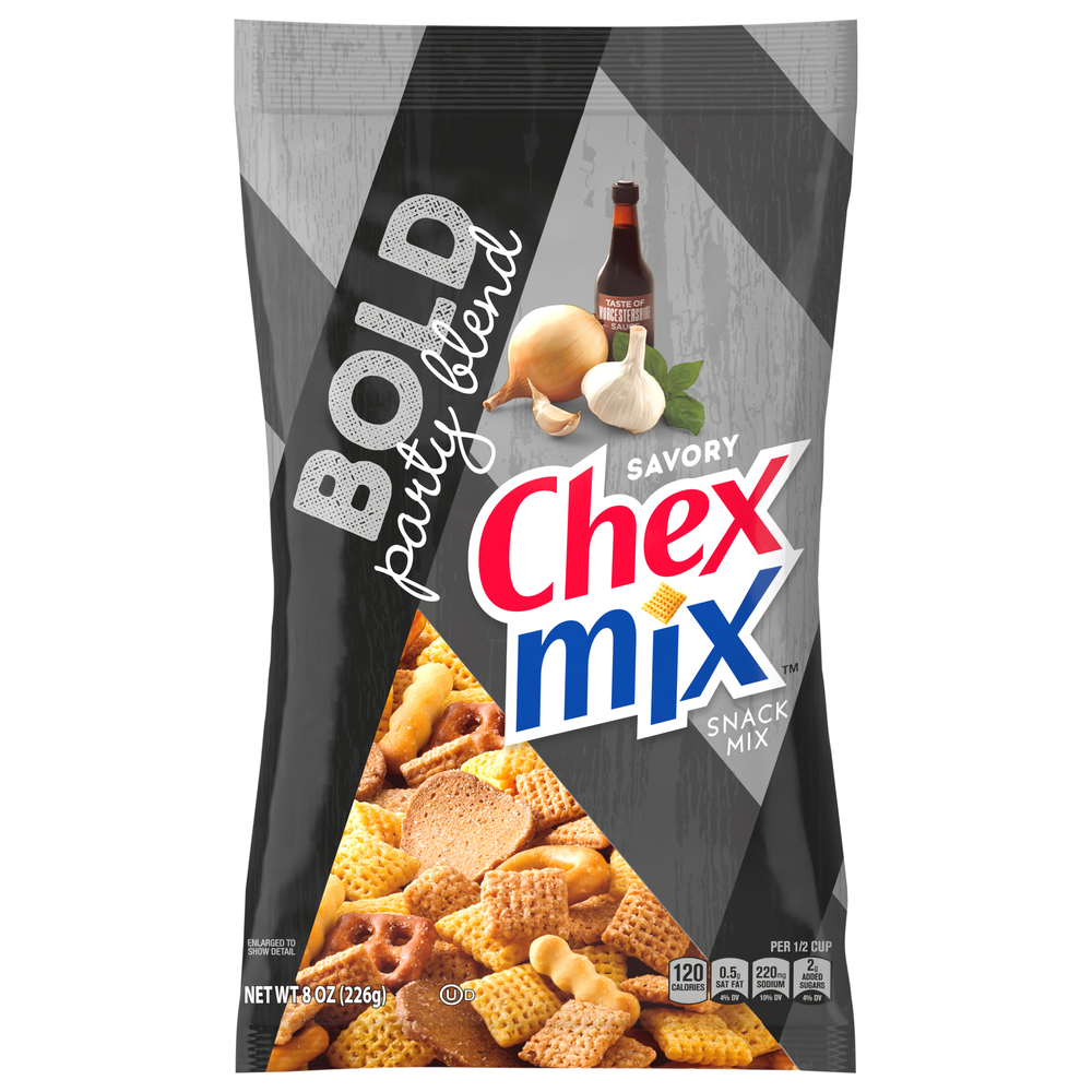 Chex Mix Snack Mix, Bold, Party Blend, SavoryMain