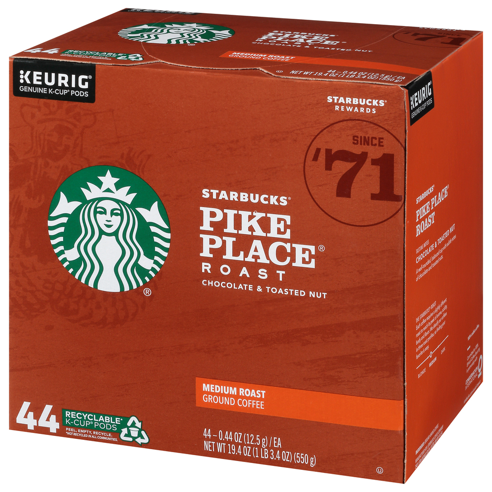 Pike place starbucks k cups best sale