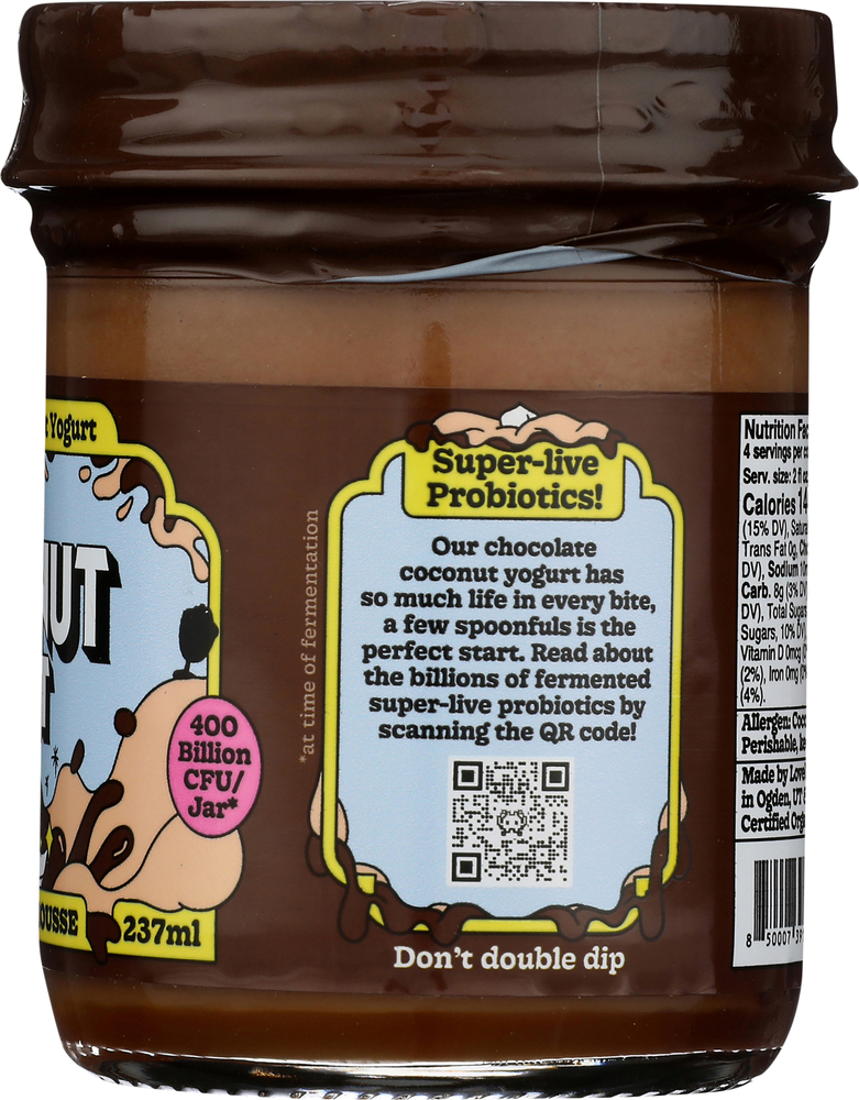 Coconut Cult Probiotic Chocolate Mousse Coconut Yogurt