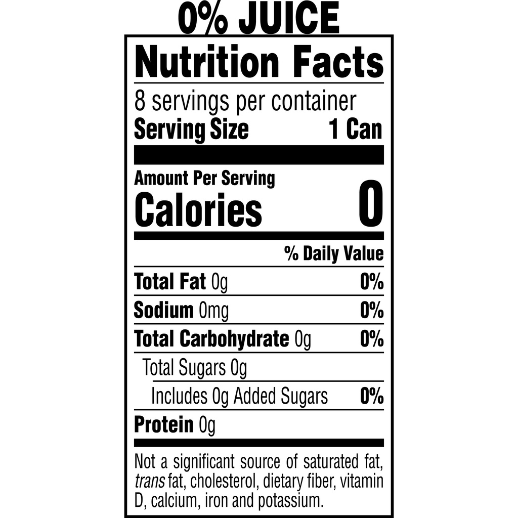 AHA Sparkling Water, Peach + Honey, 8 PackNutritionFacts