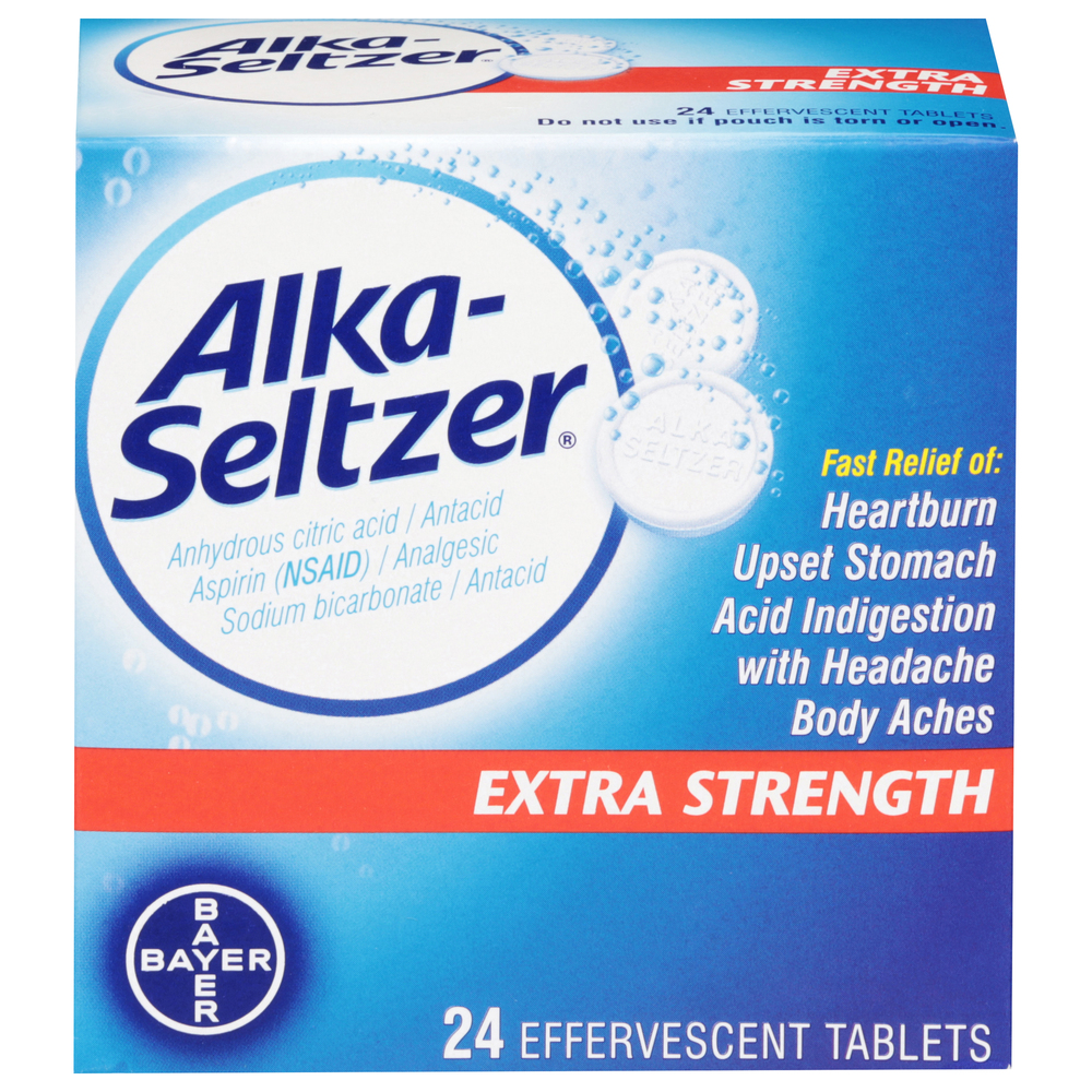 Alka-Seltzer Antacid, Extra Strength, Effervescent Tablets-Main
