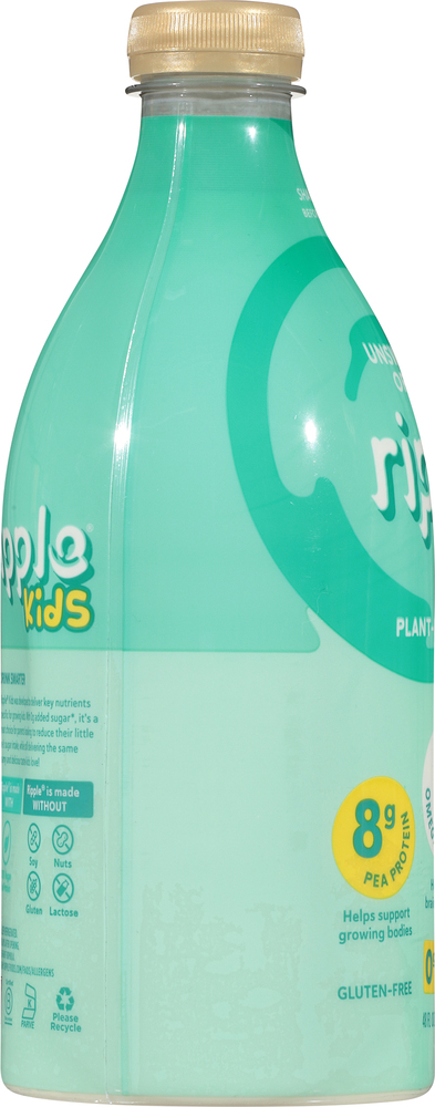 Ripple Milk, Plant-Based, Unsweetened Original, Kids