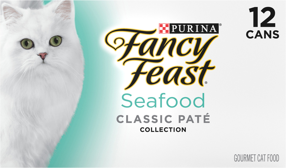 Fancy Feast Cat Food Gourmet Seafood Classic Pate Collection