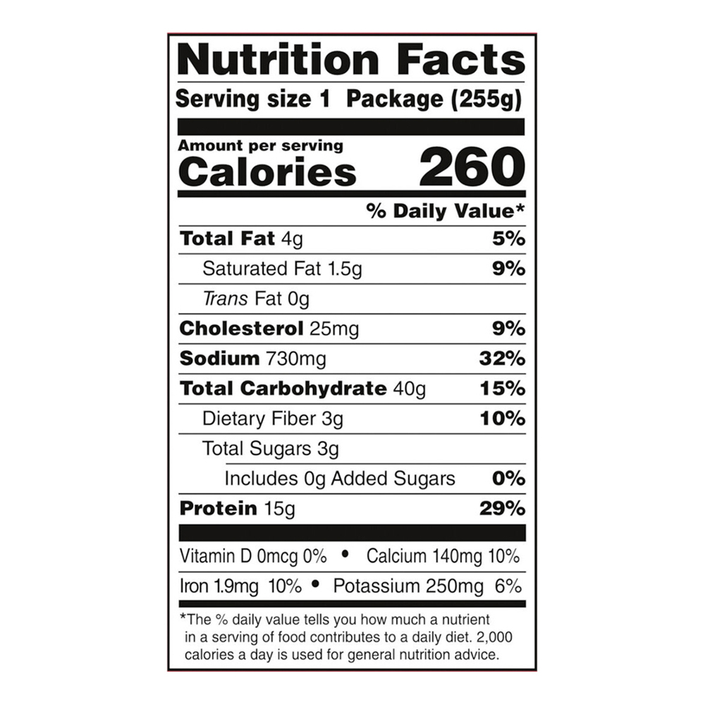 Smart Ones Creamy Rigatoni, with Broccoli & ChickenNutritionFacts