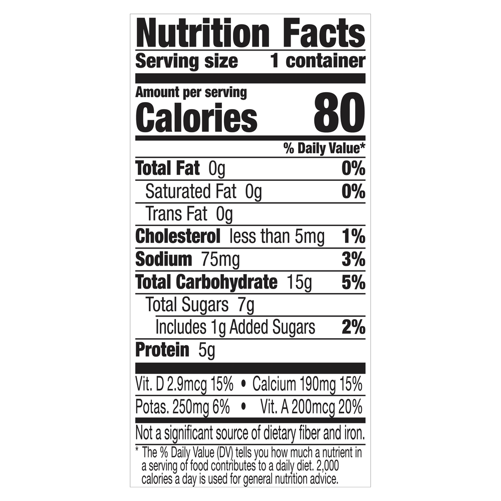 Yoplait Light Yogurt, Fat Free, Very VanillaNutritionFacts