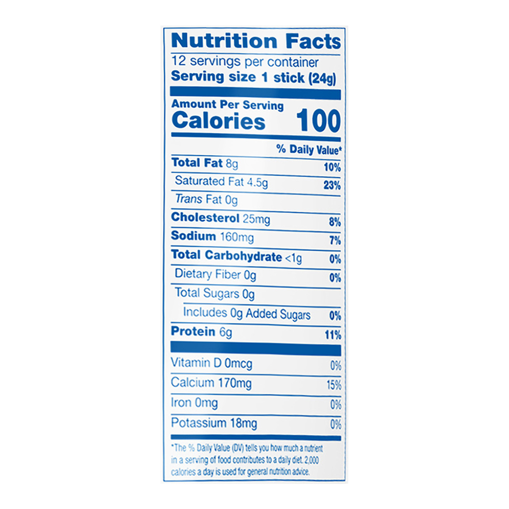 Galbani Cheese, Cheddar, Sticks-Nutrition-Facts