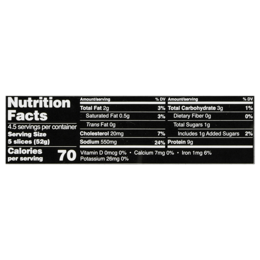Land O Frost Bistro Favorites Applewood Smoked Turkey Breast Nutrition 