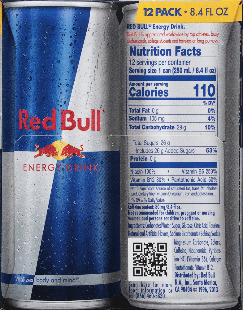 Red Bull Energy Drink 12 Pack