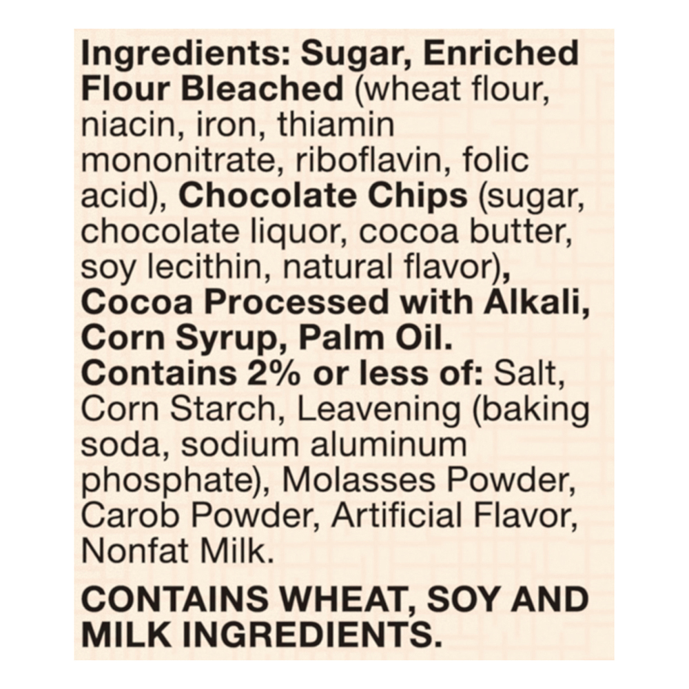 Betty Crocker Delights Bars Mix, Cookie BrownieIngredients