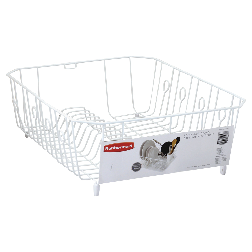 Rubbermaid dish drainer white 2025