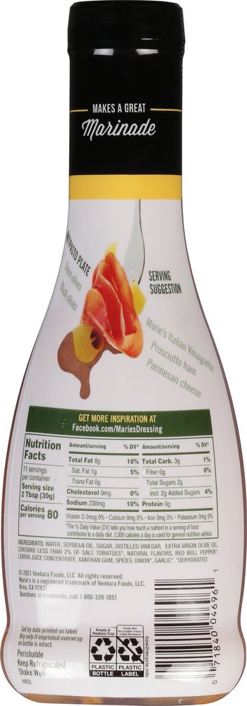 Marie's Vinaigrette, Italian