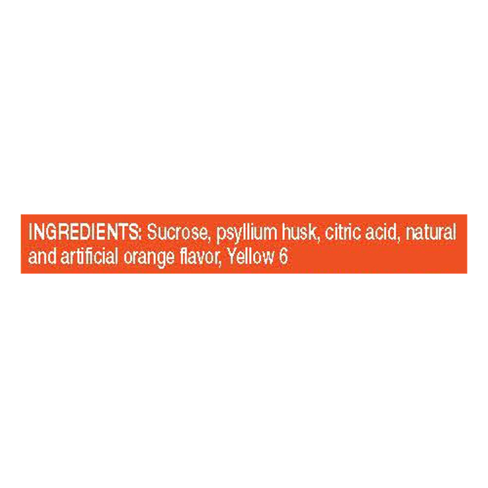 Metamucil Psyllium Fiber Supplement Orange 4 in 1 Fiber