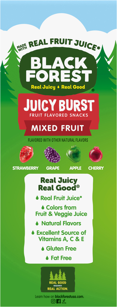 Black Forest Juicy Burst Mixed Fruit Fruit Flavored Snacks