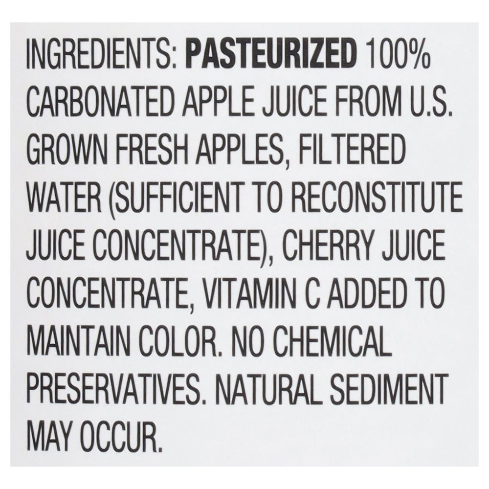 Martinelli's 100 Juice, Sparkling BlushIngredients