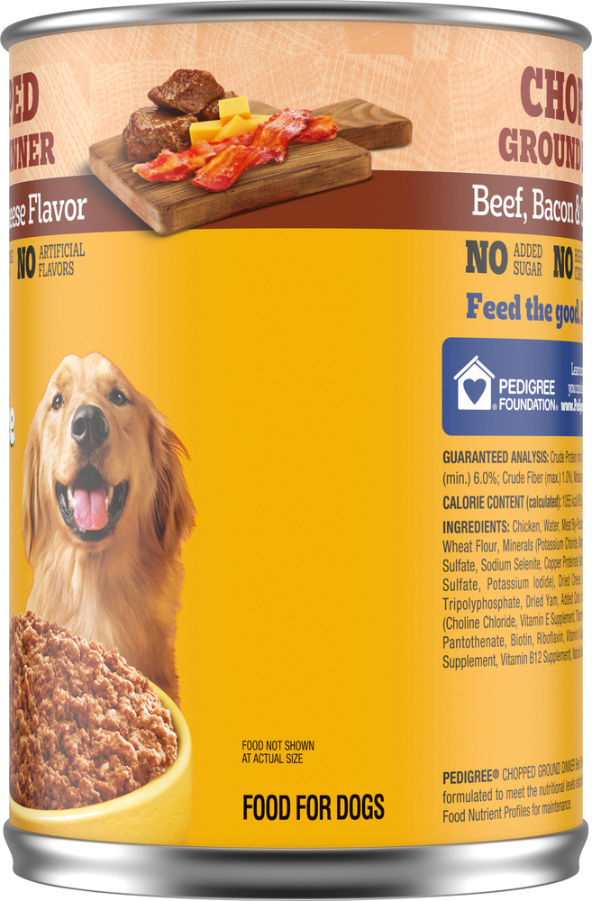 Pedigree canned dog food calories discount
