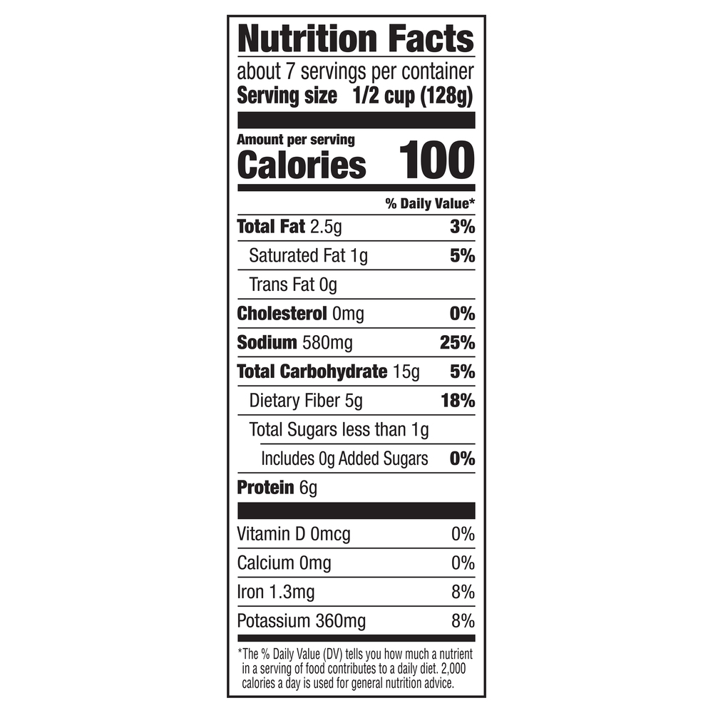 Rosarita Refried Beans, Traditional-Nutrition-Facts