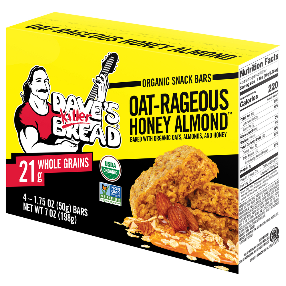 Dave's Killer Bread 4MP ORG OAT HONEY ALMOND BAR