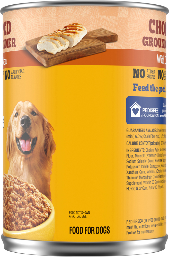 Pedigree chopped ground clearance dinner chicken and rice