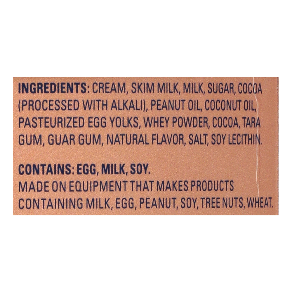 Tillamook Ice Cream, Tillamook MudslideIngredients