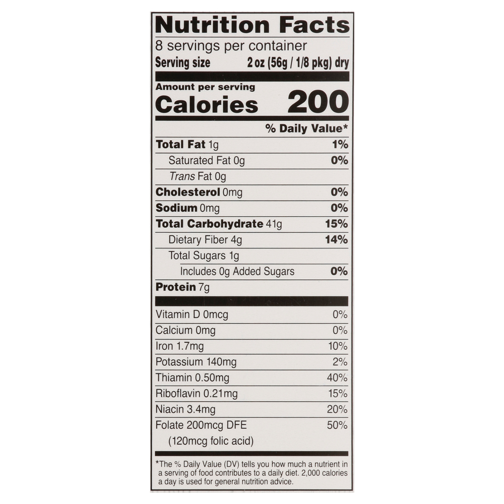 Raley's Fettuccine PastaNutritionFacts