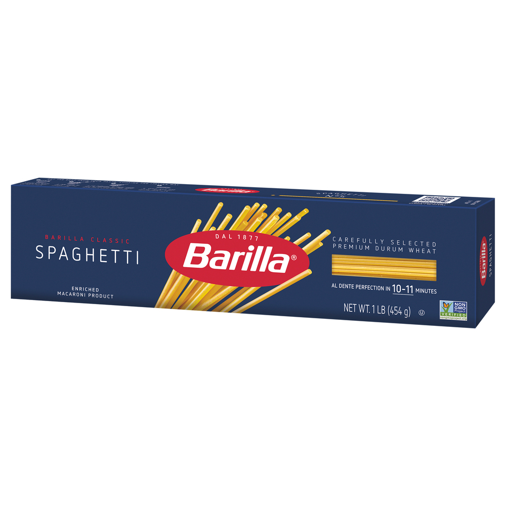 Barilla Spaghetti PastaFrontRightElevated