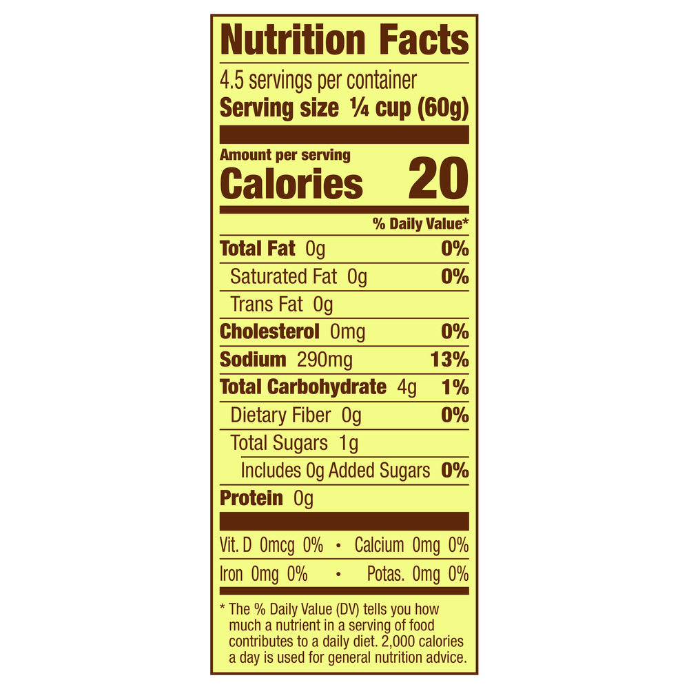 Old El Paso Enchilada Sauce Red Mild Nutrition Facts