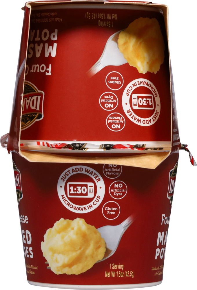 Idahoan mashed potatoes four cheese new arrivals