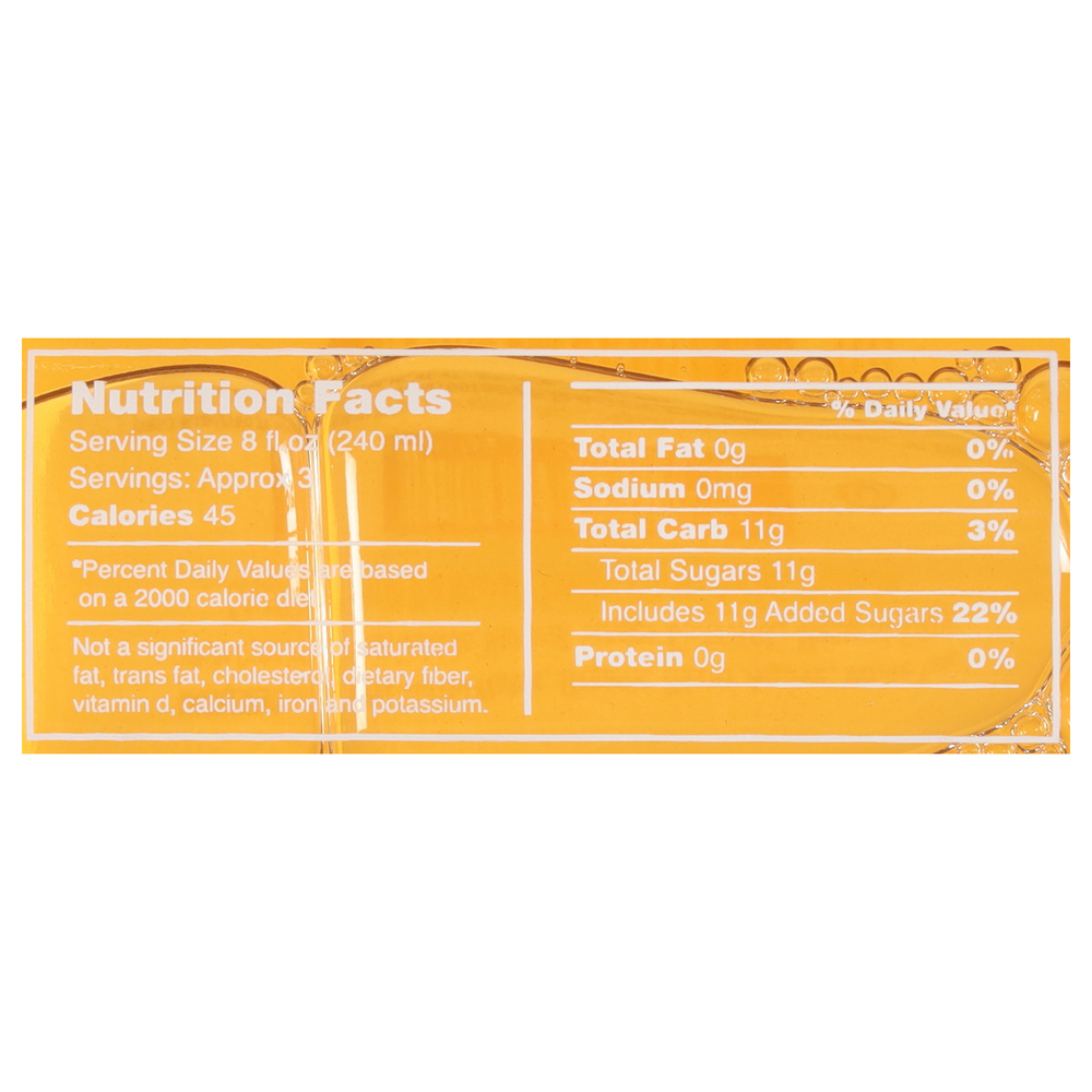 Tost Sparkling White Tea, Cranberry & GingerNutritionFacts