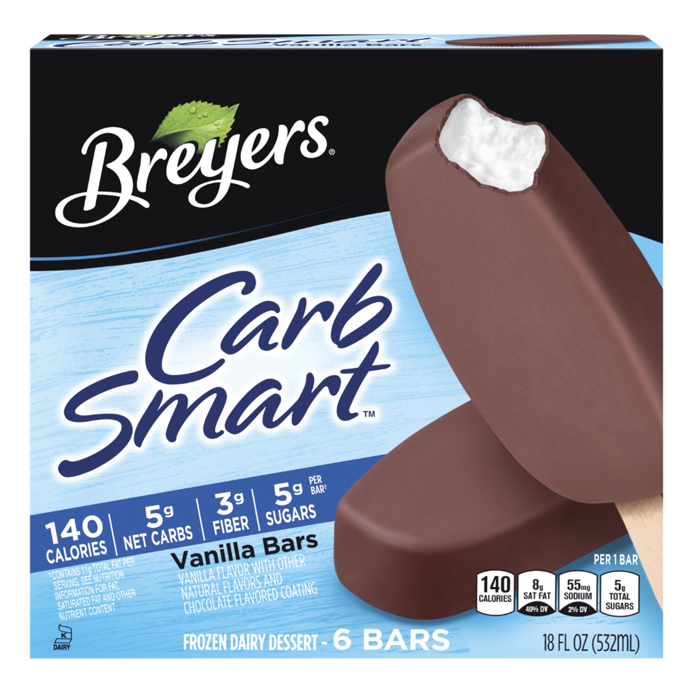 Breyers Carb Smart Frozen Dairy Dessert, VanillaMain