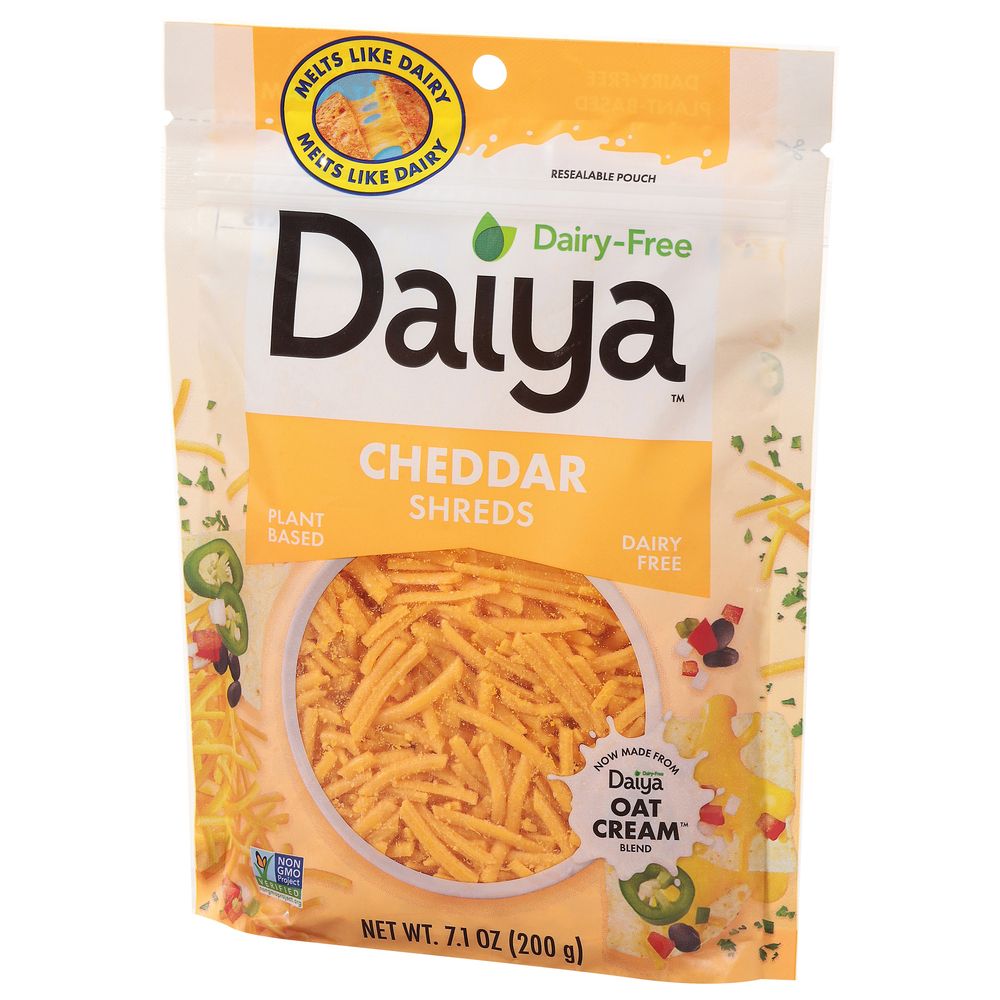 Daiya Cheese Shreds, Dairy-Free, Cheddar