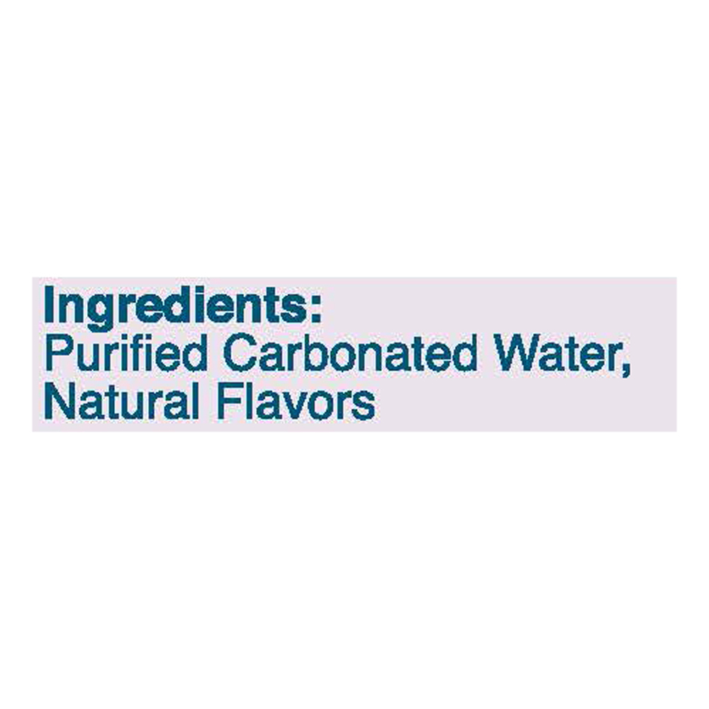 Waterloo Sparkling Water, Black CherryIngredients