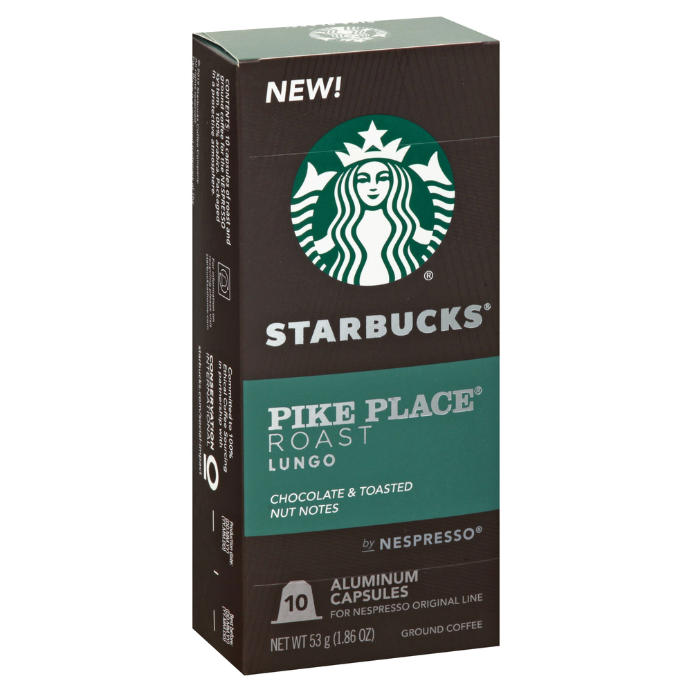 Starbucks Coffee, Ground, Medium Roast, Pike Place Roast