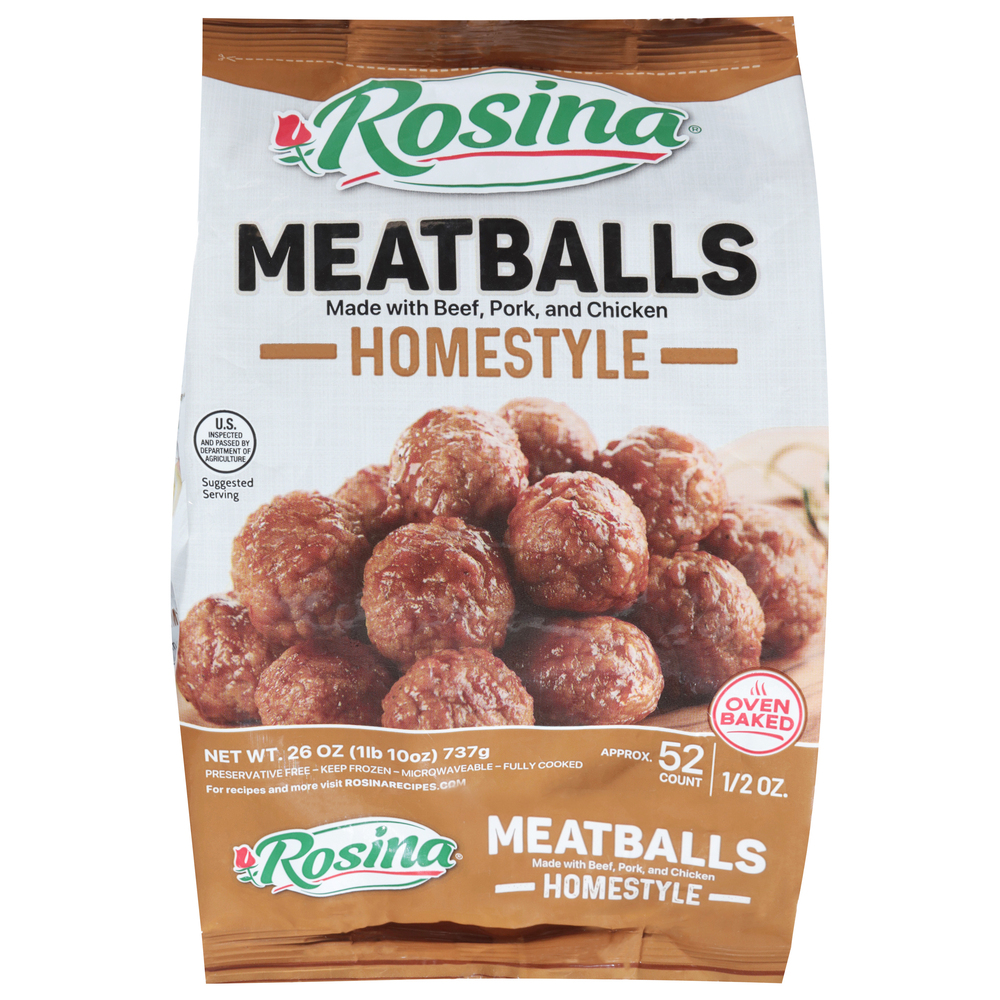 Rosina Meatballs, HomestyleMain