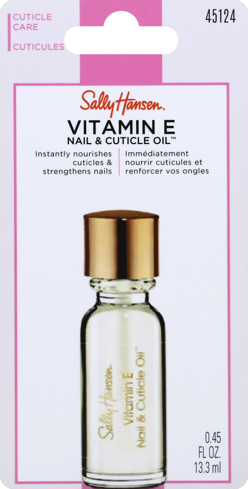 Sally Hansen Vitamin-E Nail & Cuticle Oil - Nail & Cuticle Oil with Vitamin  E | MAKEUP