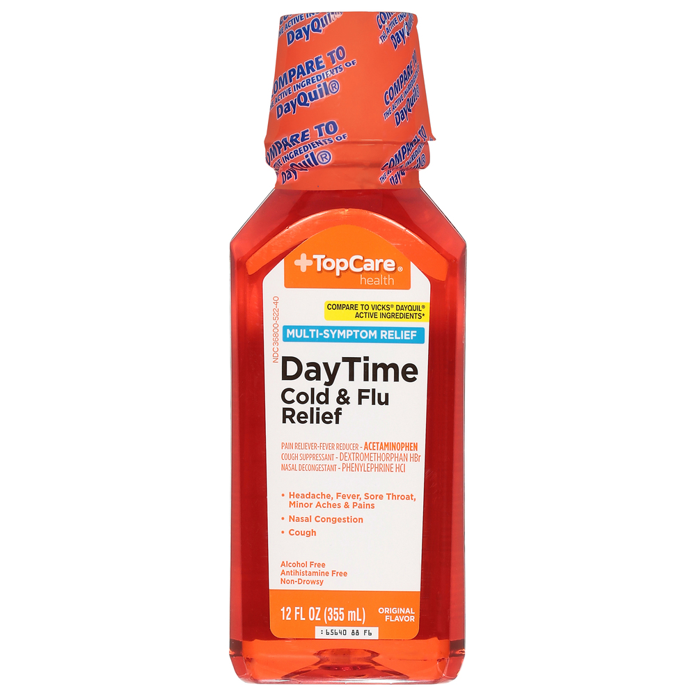TopCare Health Cold & Flu Relief, Day Time, MultiSymptom Relief