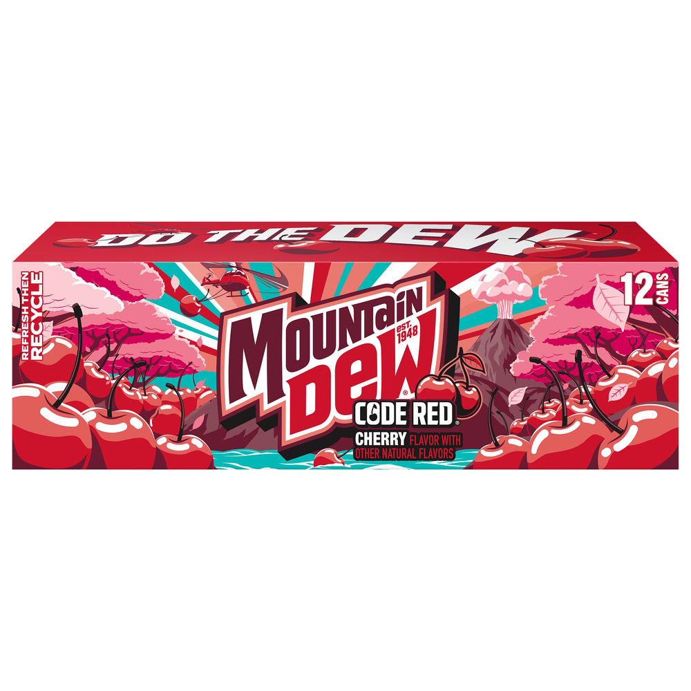 Mountain Dew Code Red Soda