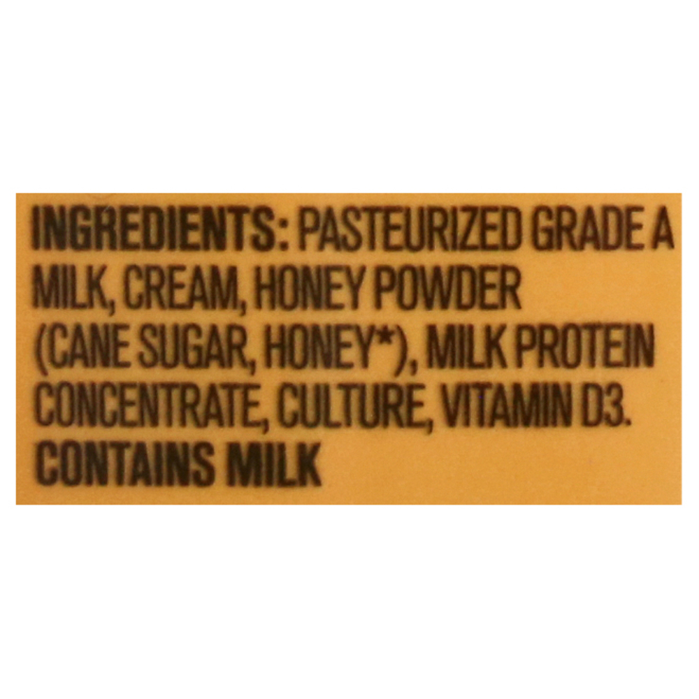 Zoi Yogurt, Greek, Traditional Style, HoneyIngredients