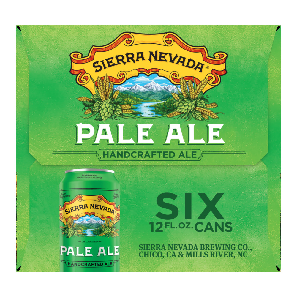 Sierra Nevada Beer, Pale Ale Craft Beer 6 Pack (12oz Cans)PlanogramRight