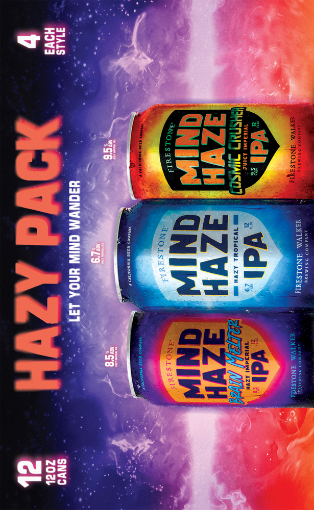 Firestone Walker Mind Haze Hazy Tropical/Brain Melter/Cosmic