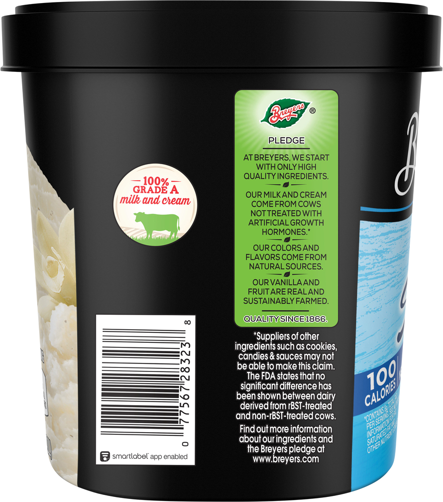Breyers Carb Smart Frozen Dairy Dessert, VanillaPlanogramLeft